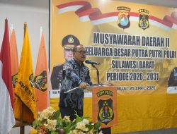 Hadiri Musyawarah KBPP Polri Sulbar, Gubernur: Kita Mengambil Peran demi Kemajuan Daerah