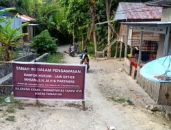 Ahli Waris Pemilik Lahan Melawan, Tutup Akses ke Lokasi Rencana Pembangunan Rutan di Mangge
