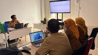 Optimalkan Pengisian Evidence SPIP, Disperkimtanhub Sulbar Koordinasi dengan Inspektorat