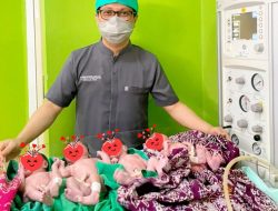 Harapan Baru dari RSUD Provinsi Sulawesi Barat, Bayi Kembar Empat Lahir Selamat melalui Operasi Caesar