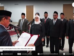 Rektor Unsulbar Lantik Pejabat Struktural Baru Masa Bakti 2026–2030