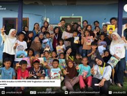 Kolaborasi KKN Unsulbar & KKN-PPM UGM Tingkatkan Literasi Anak Desa Tapandullu