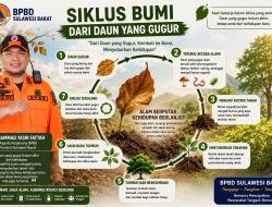 Siklus Bumi dari Daun yang Gugur, BPBD Sulbar Ajak Masyarakat Jaga Alam dan Cegah Karhutla