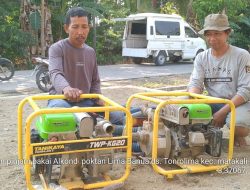 LPHP Sulawesi Barat Serahkan Dua Unit Pompa Air kepada Poktan Lima Banua Limboro untuk Tangani Dampak Kekeringan
