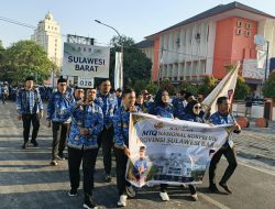 Kafilah Sulbar Semarakkan Pawai Defile MTQ KORPRI Nasional