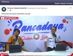Dekatkan Pelayanan Publik, Pemprov Sulbar Manfaatkan Live Medsos untuk Interaksi Warga